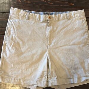 Southern Marsh Cream Flat Front Shorts Versatile Design